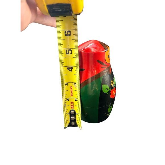 Vintage Set USSR Russian Matryoshka 7 Pc Nesting Dolls Stamped EUC - Picture 6 of 9